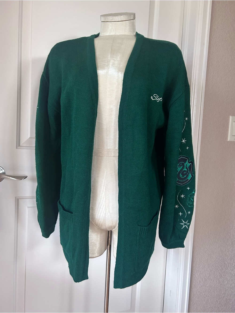 NWT Wizarding World of Harry Potter Green Cardigan